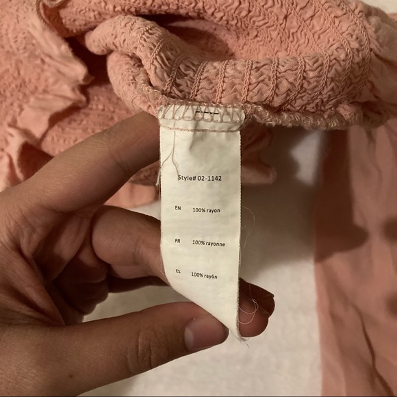 Streetwear Society pink off the shoulder top size S - Picture 5 of 6